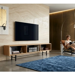 Szafka RTV-63 Drewno Lite Dąb Loft Lakier Rozmiary od 100 cm do 200 cm PREMIUM